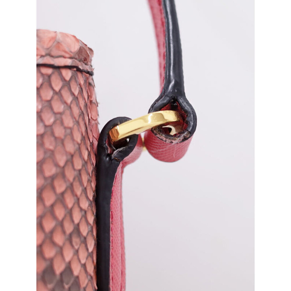 Prada Duet Python Saffiano Leather Shoulder Bag - image 7